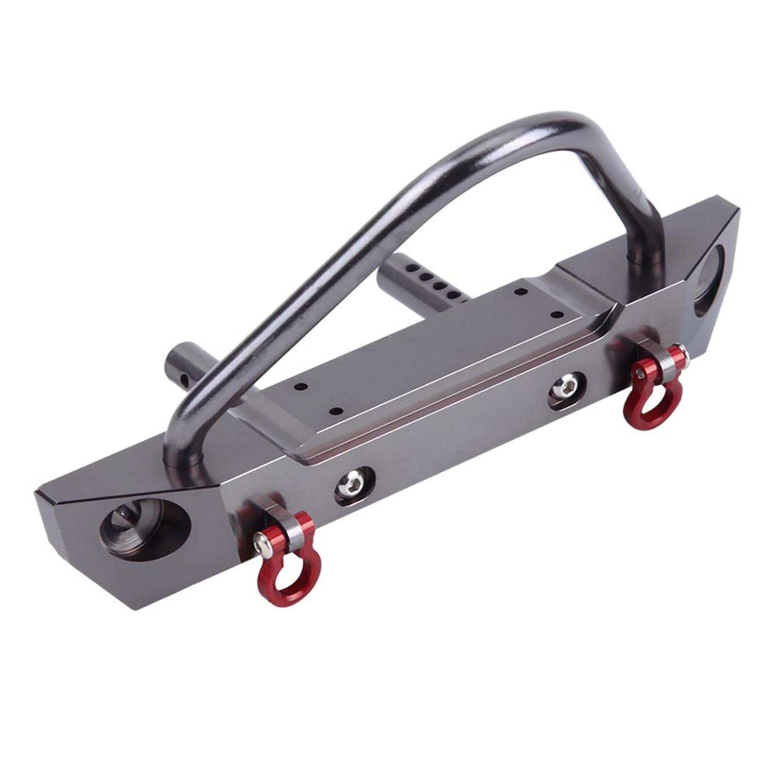 Frontstoßstange Aus Aluminiumlegierung Für Jeep Wrangler Scx10 1/10 - Axial Rc Crawler
