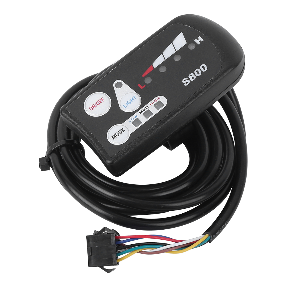 S800 Horizontaler Schwarzweiß-lcd-bildschirm Für 36v Lithium-batterie Für Elektrofahrräder