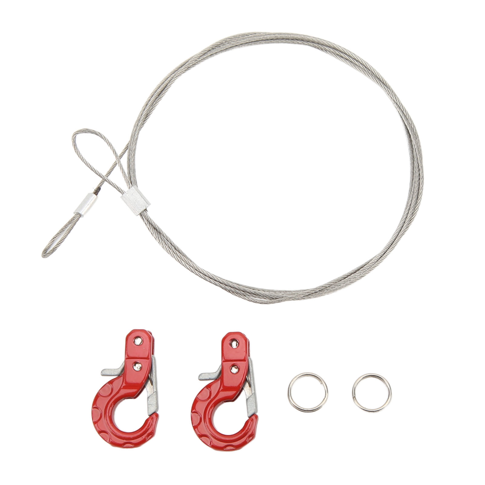 2-teilige, Leichte Und Kompakte Rc-anhängerkupplung Aus Aluminiumlegierung Für Scx10 D90 Trx4