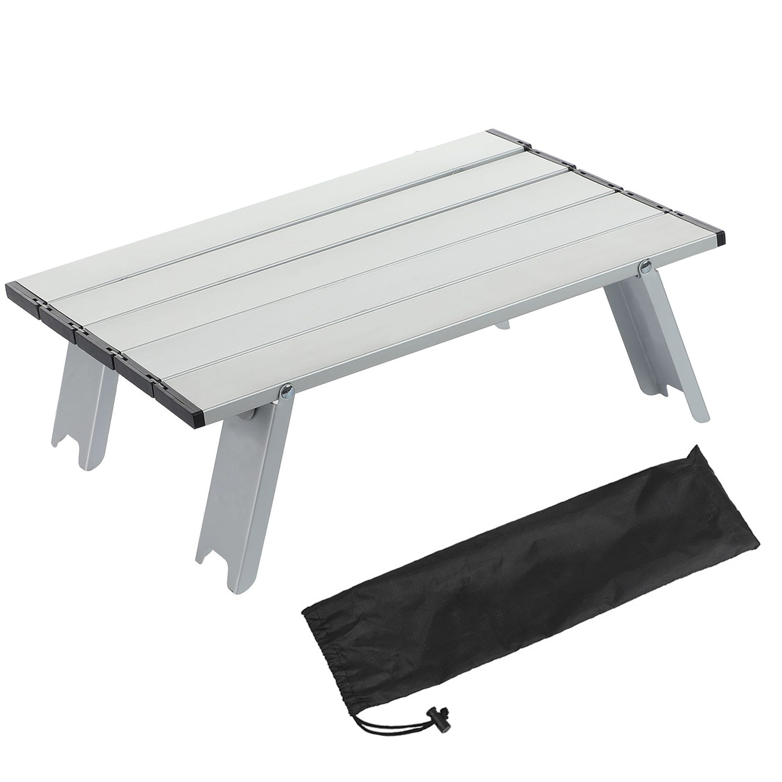 Leichter, Ausziehbarer Campingtisch Aus Aluminium Für Strandpicknicks