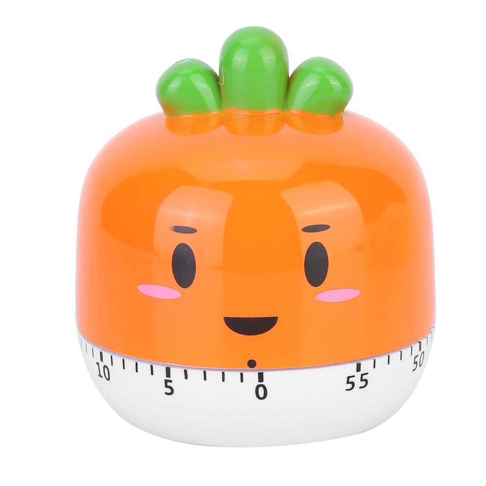Manueller Mechanischer Küchentimer Mit Alarm, Orangefarbener Countdown-timer Für Die Küche