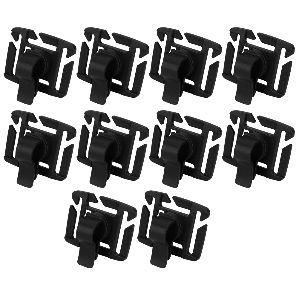 10 Verstellbare Clips Für Trinkschläuche, Drehbare Rucksackgurte, Wanderzubehör