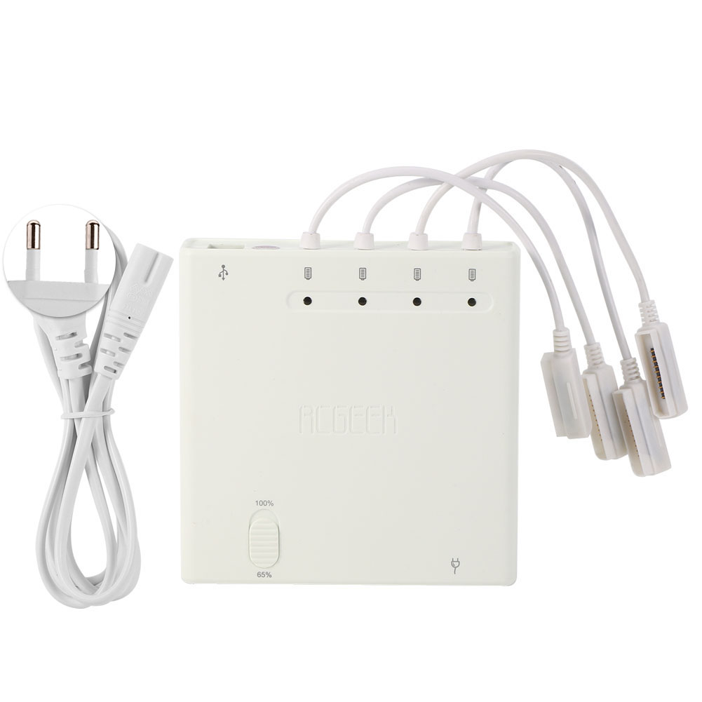 6-in-1-schnellladegerät Für Mavic 2 Drohnenakku, 100–240 V Ladestation, Eu-stecker