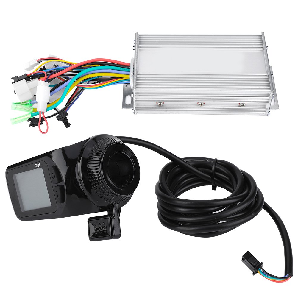 500w 48v Bürstenloser Controller-kit Für Elektrofahrräder Mit Wasserdichtem Lcd-bildschirm