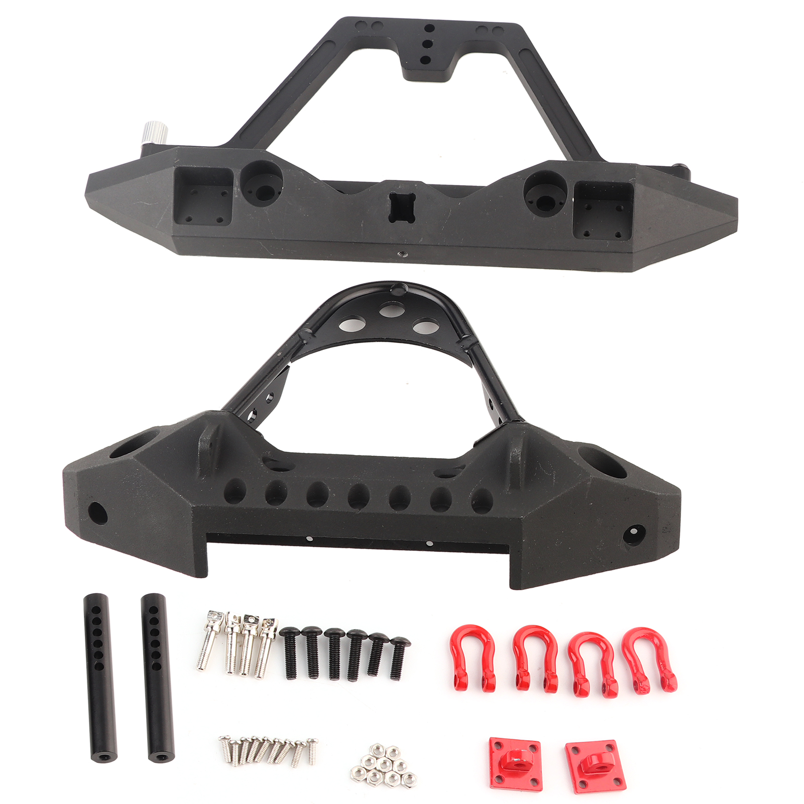 Heckstoßstange Aus Metall Für Rc-car Axial Scx10 90046 Trx4, Robuste Schutzleiste Für Ferngesteuerte Crawler.