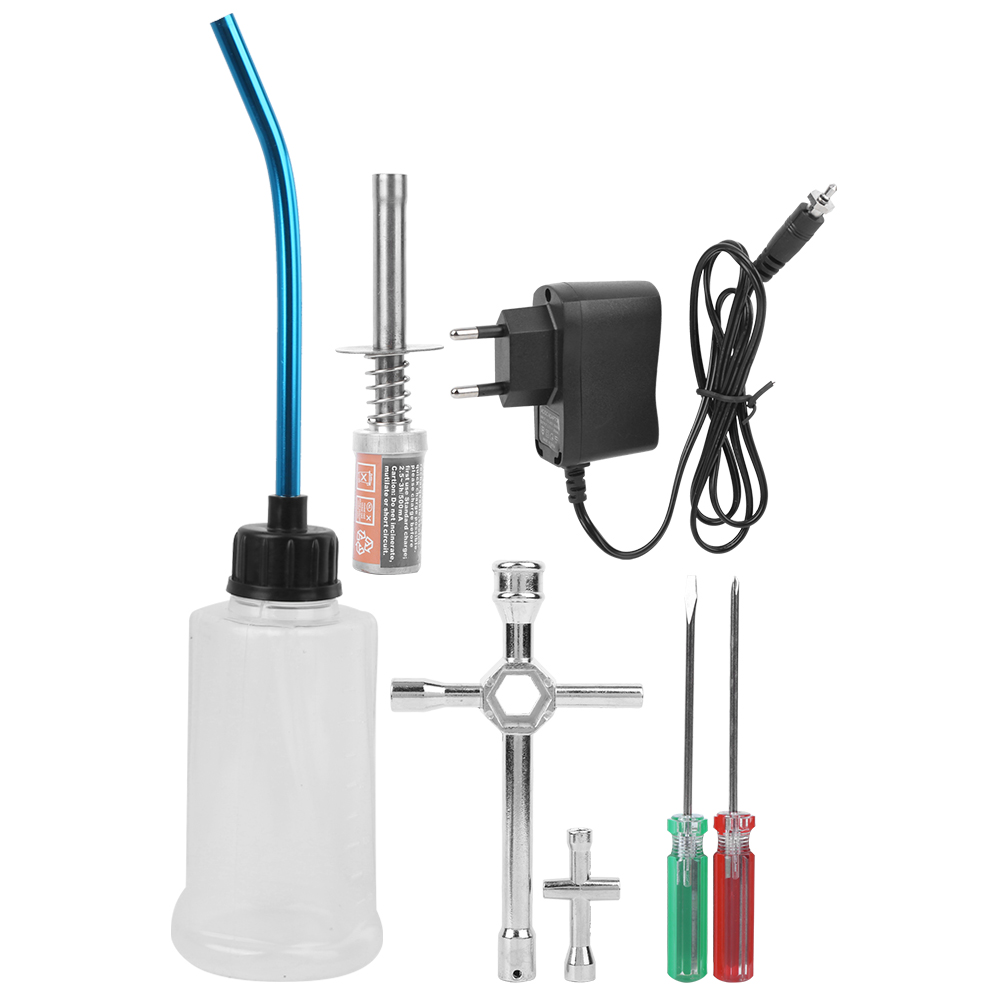 Starterset Für Ferngesteuerte Autos, Zündung Für Hsp 80141 Modelle, Kompatibel Mit Den Maßstäben 1/8 Und 1/10, 110–240 V Eu-netzteil
