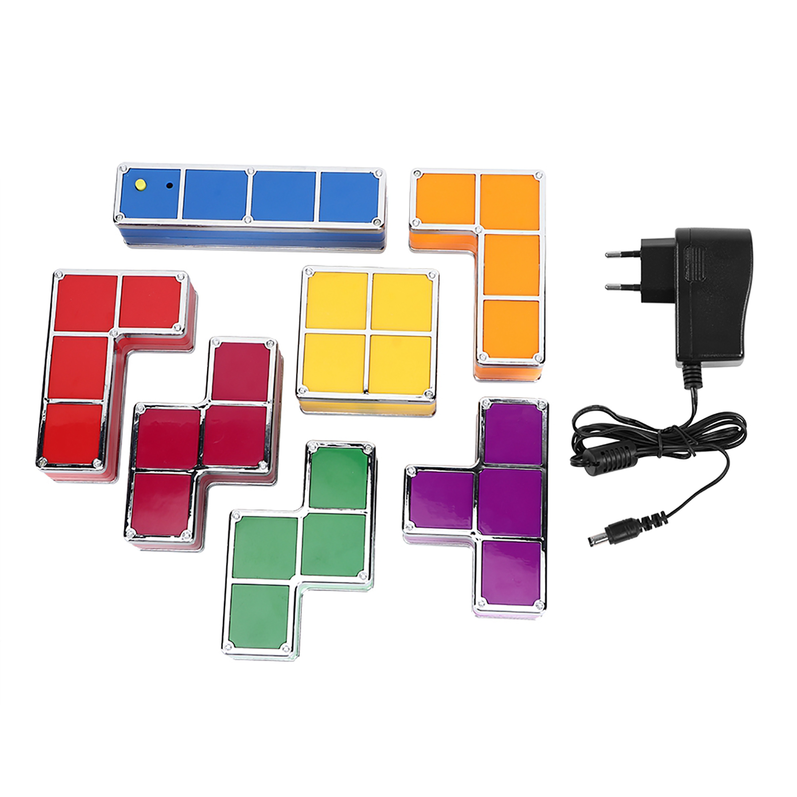 Stapelbare Led-schreibtischlampe Zum Selberbauen – Puzzle-bausatz – Nachtdekoration 100–240 V