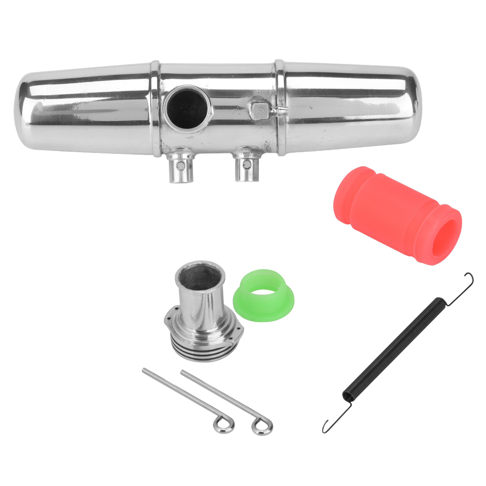 Doppelauspuffdichtung Aus Aluminiumlegierung 18001p Für Hpi Savage 4.6/5.9 Nitro-modellauto Im Maßstab 1:8