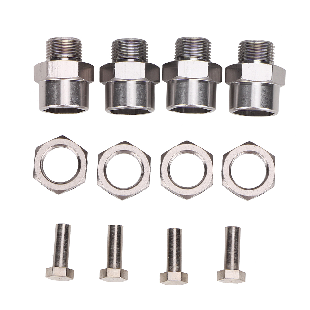 12-mm-auf-17-mm-sechskantadapter Für Rc-cars Mit 30-mm-verlängerung - N10178t (titanfarbe)