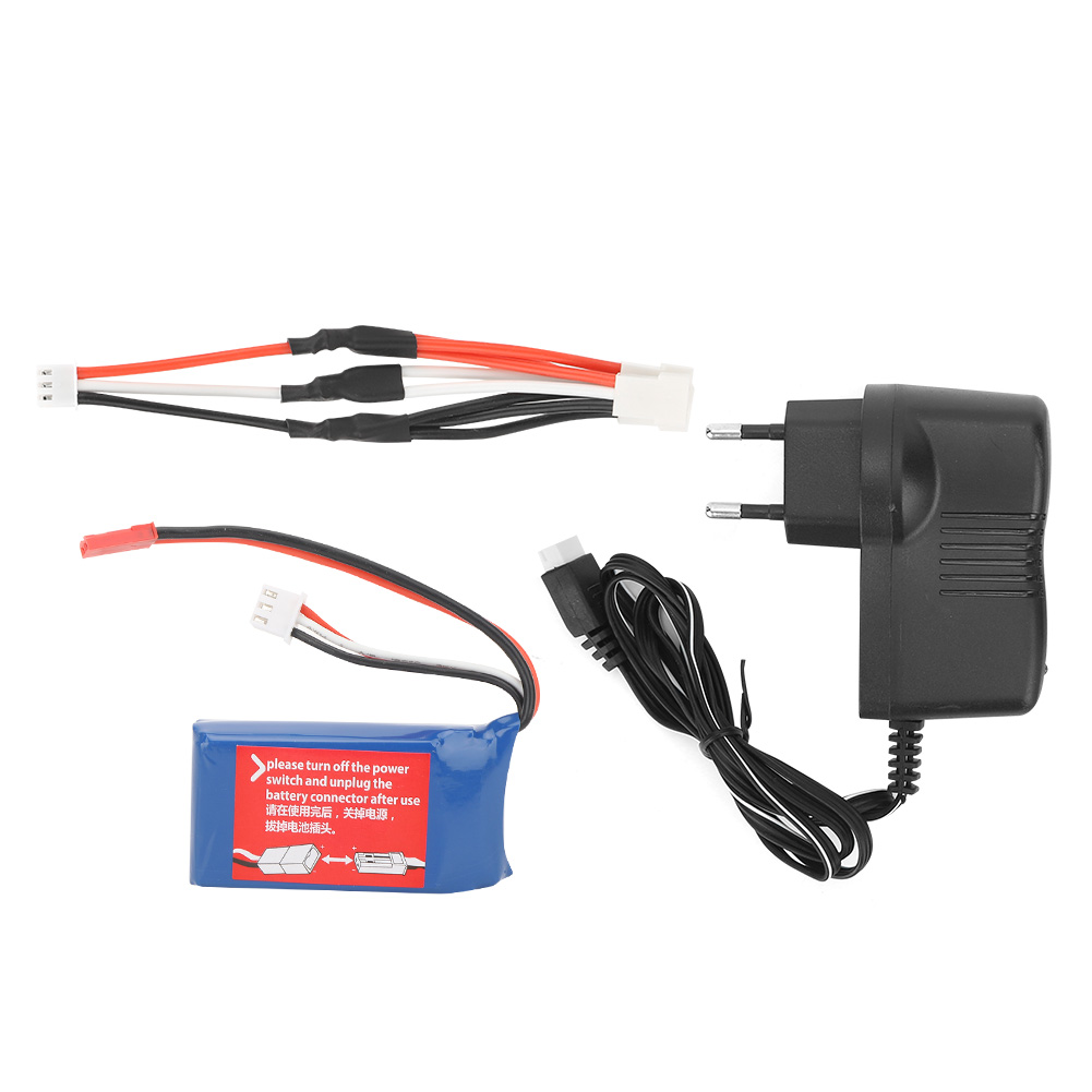 3-in-1-akkuladegerät Für Rc-flugzeuge, Kompatibel Mit Wltoys V262 Und V333, 100–240 V (eu)