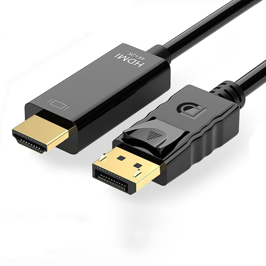 Displayport-zu-hdmi-4k-60hz-kabel (1,8 M) – Hochauflösender Dp-zu-hdmi-adapter