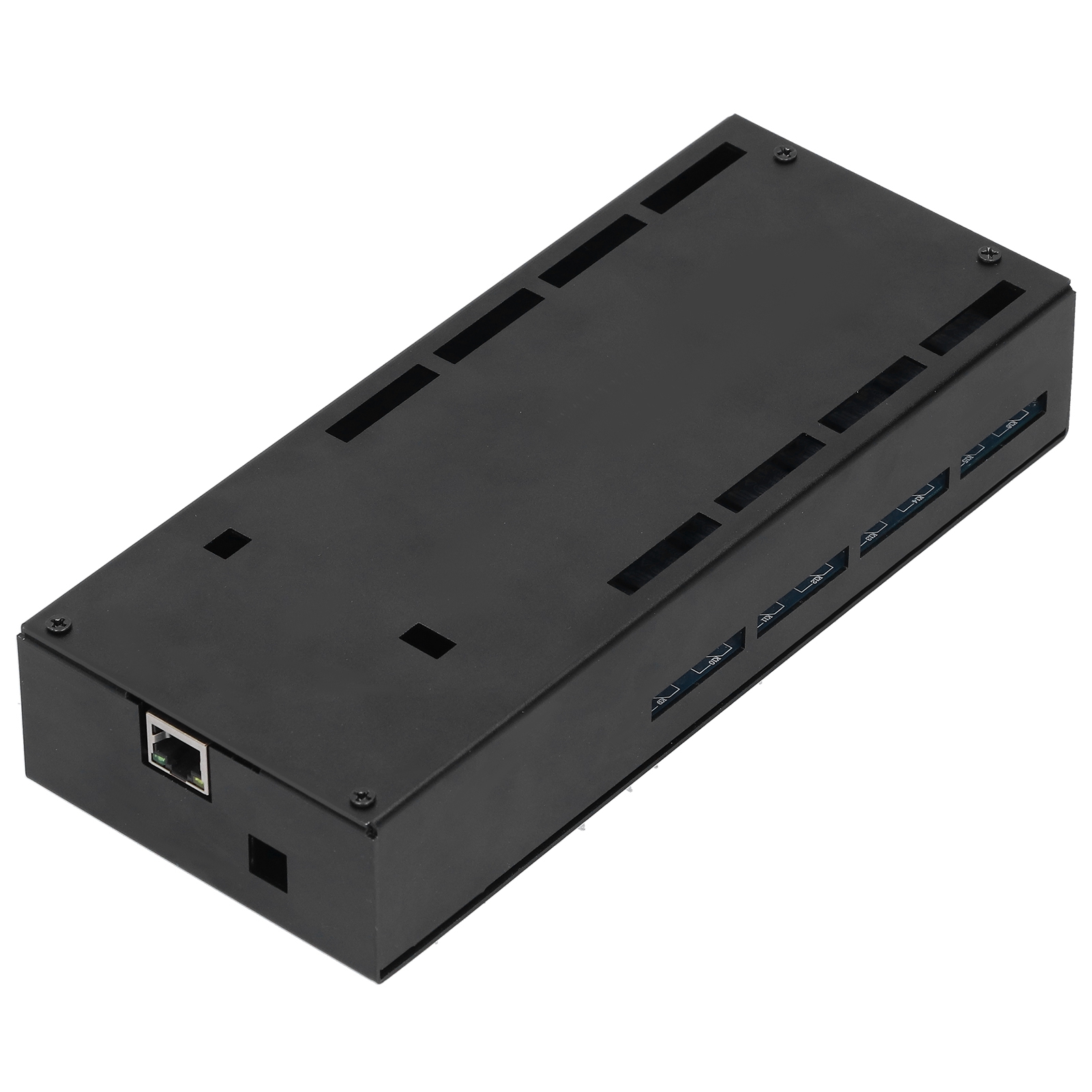 16-kanal Rj45-relais Aus Aluminiumlegierung Für Elektronische Bauteile