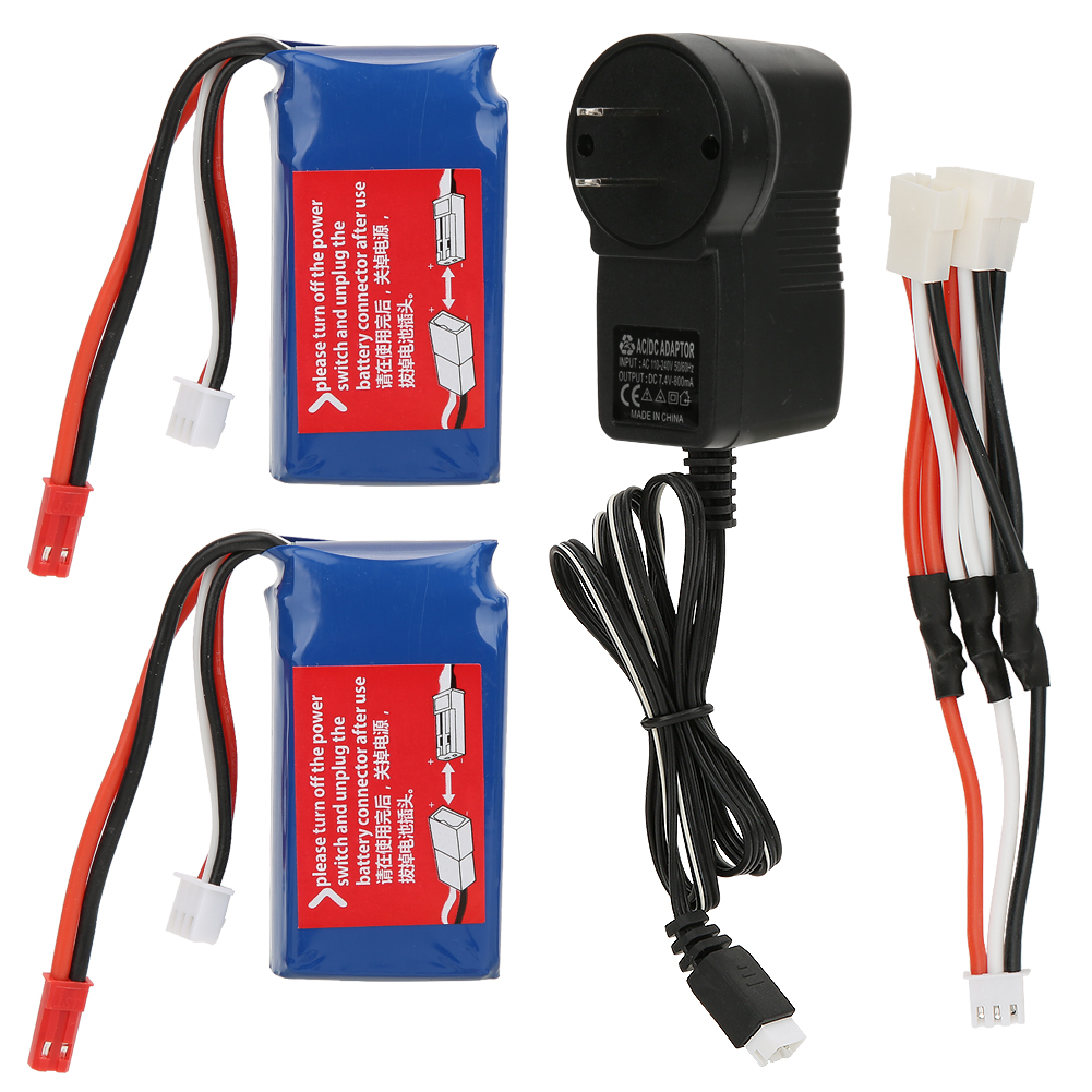 Rc-akkuladegerät Mit 3-in-1-kabel Für Das Wltoys V913 Modellflugzeug, Us-stecker 100–240 V