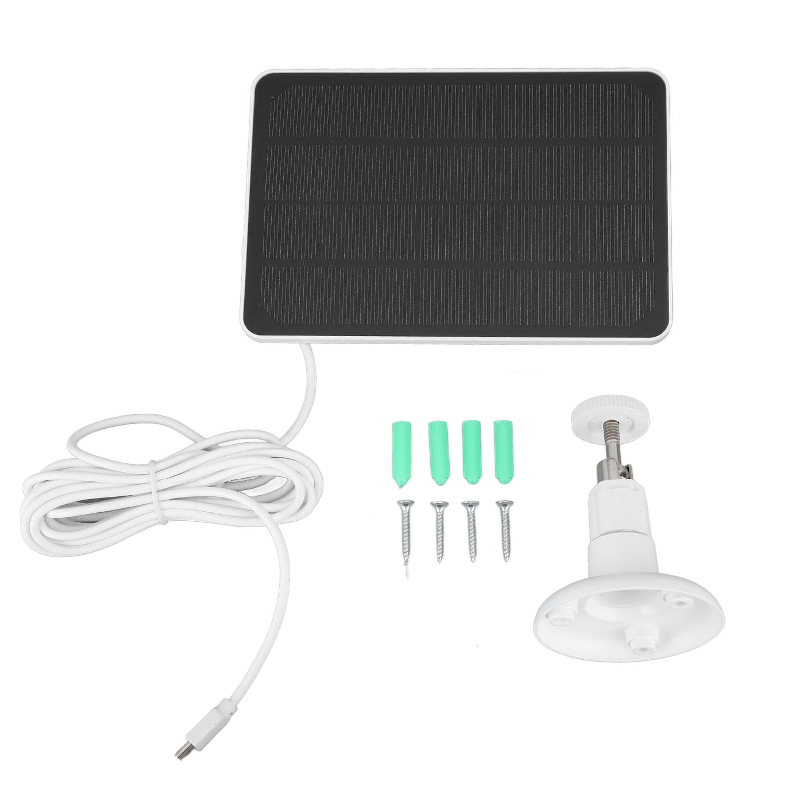 4w 5v Solarpanel Für Überwachungskameras, Wasserdicht Und Wiederaufladbar