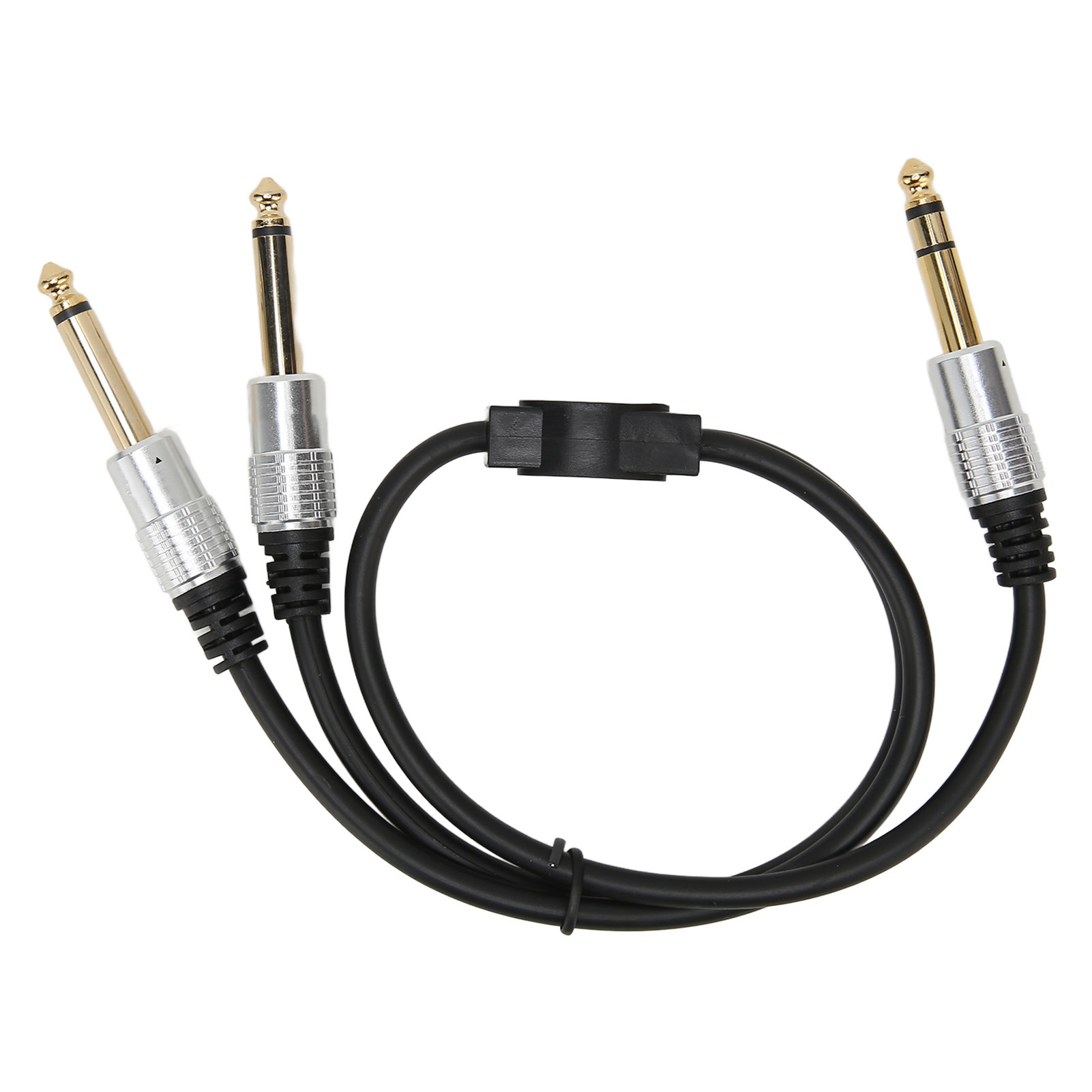 Professionelles 6,35-mm-y-kabel (doppelstecker Auf Stecker) Für Verstärker, Mikrofon Und Stereolautsprecher