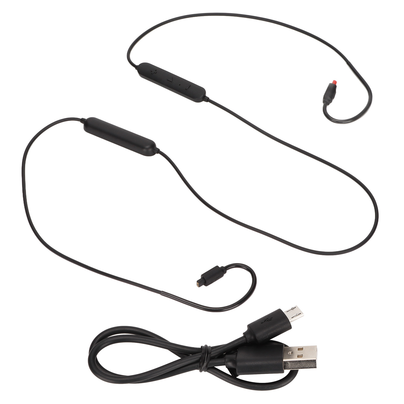Wiederaufladbares Drahtloses Mmcx-adapterkabel Mit Mikrofon Und Controller Für Ath Im01 Kopfhörer