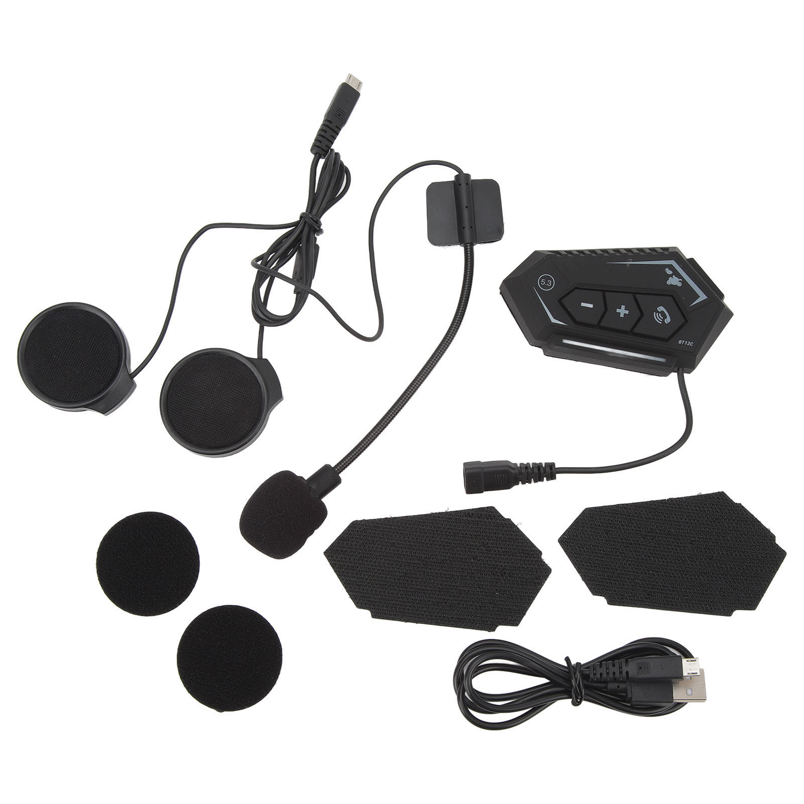 Bluetooth-motorradhelm Mit Integrierten Kopfhörern, Wasserdichtem Freisprechsystem Für Gps-navigation Und Musikwiedergabe Während Der Fahrt.