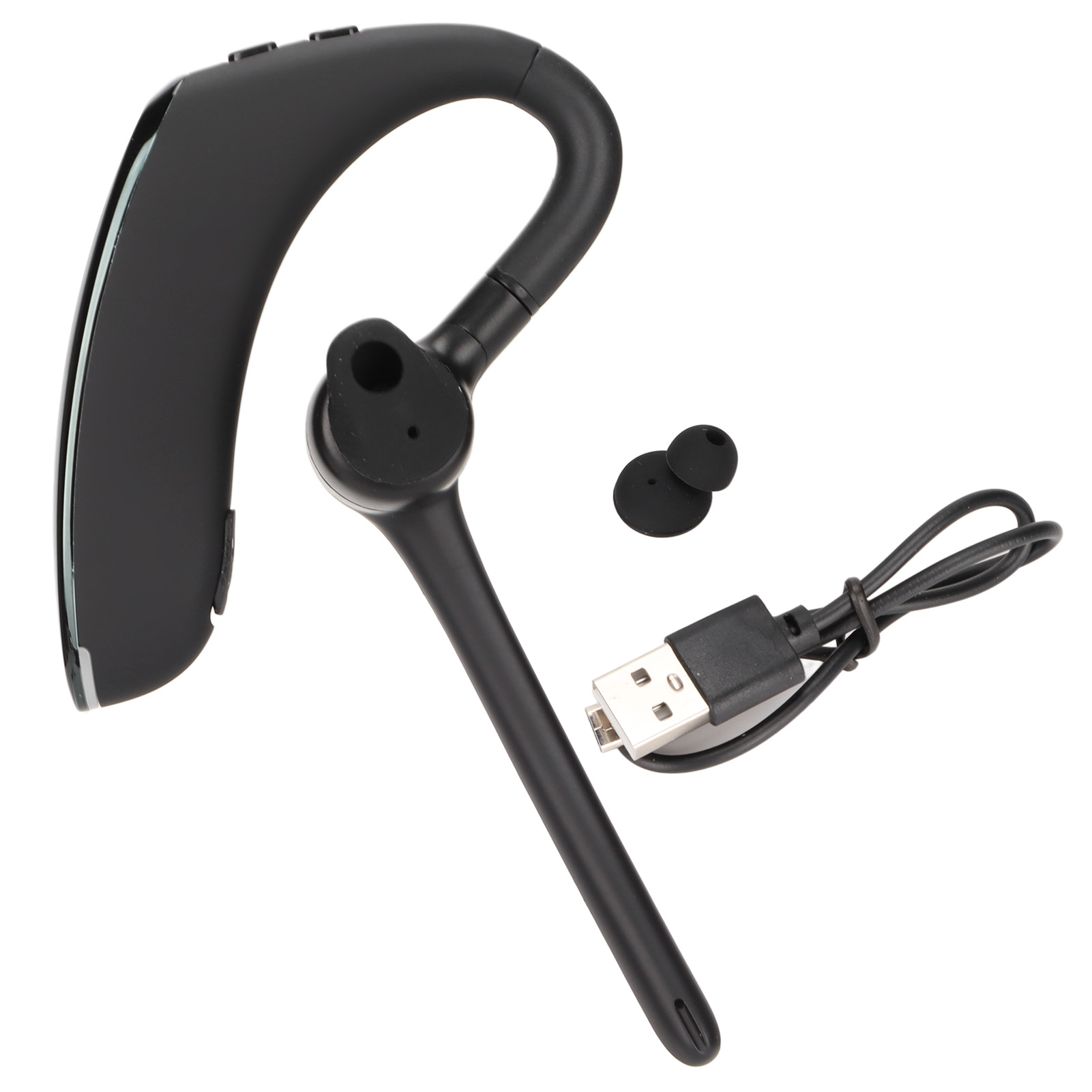 Kabellose Bluetooth 5.1-ohrhörer Mit Geräuschunterdrückendem Mikrofon Für Ein Ohr, Komfortables Over-ear-design