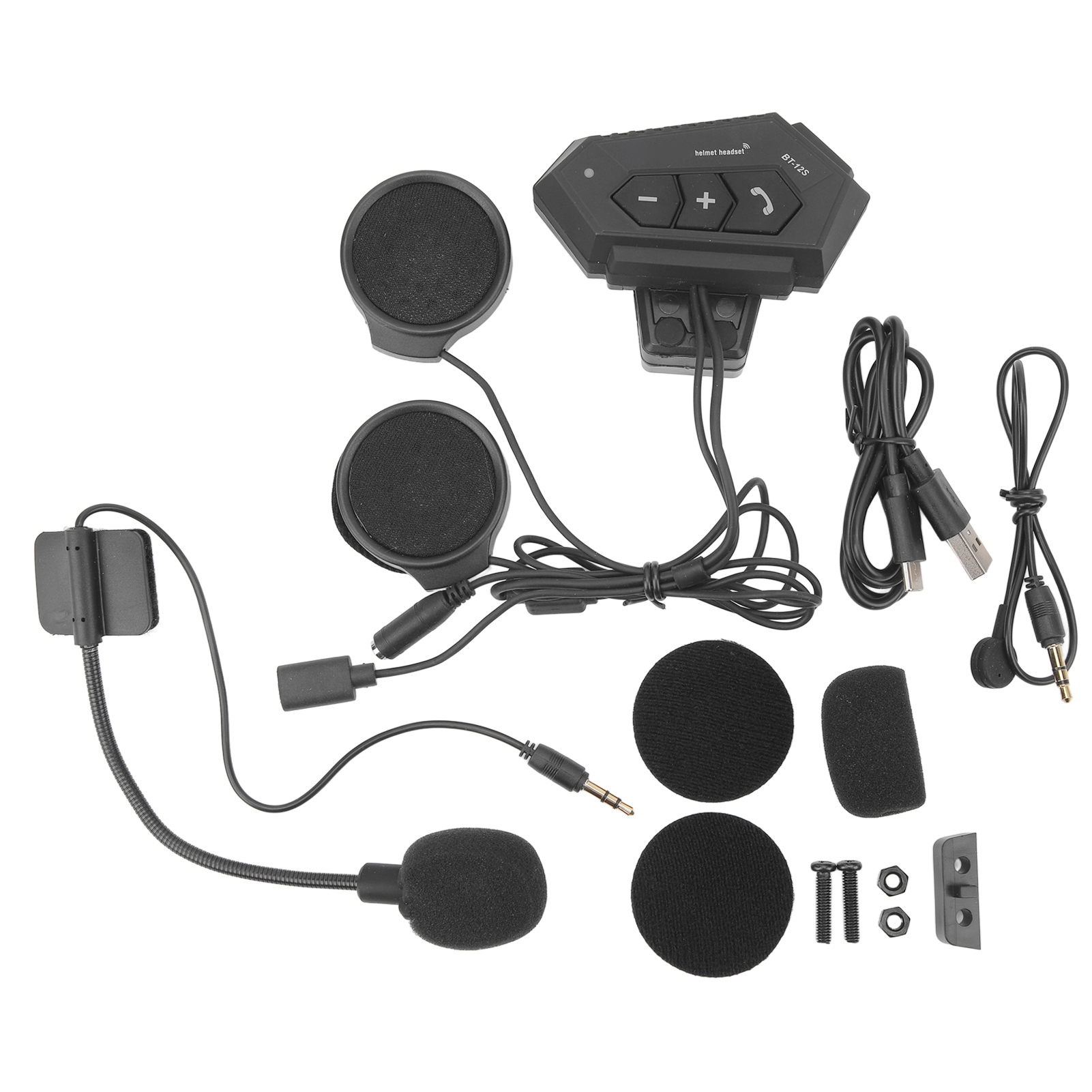 Bluetooth-motorrad-intercom 2000mah Wasserdichtes Drahtloses Kommunikations-headset Für Motorräder