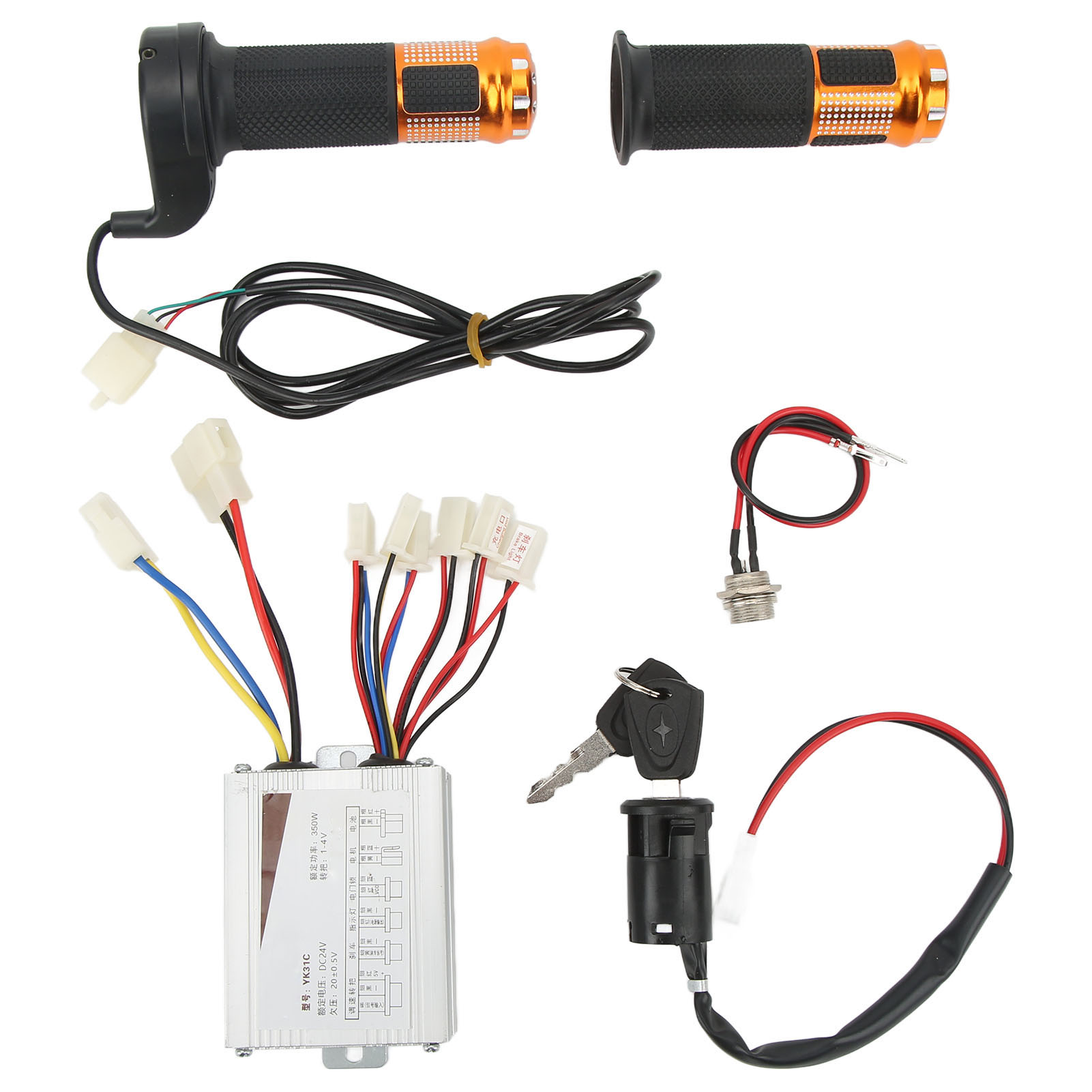 4-bürstenmotor-set Für Elektrofahrräder Aus Aluminiumlegierung Mit Ladeanschluss Und Lenkerschloss