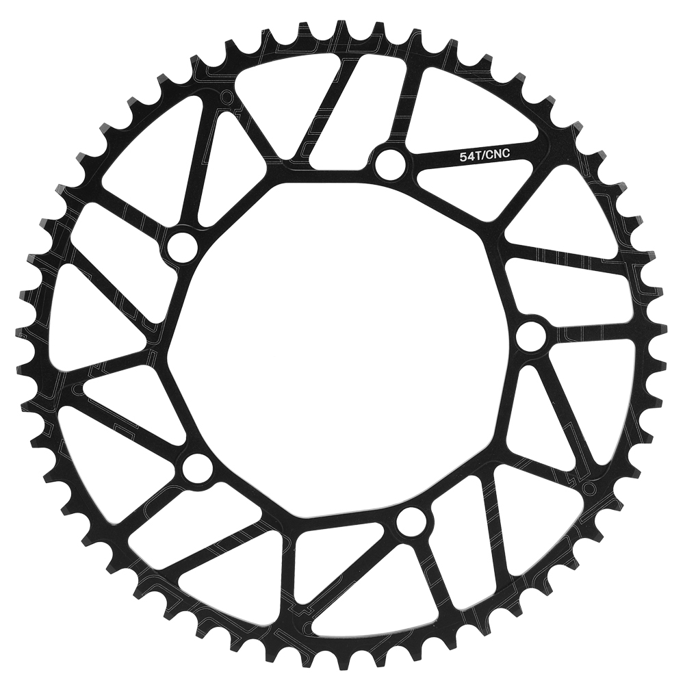 Ztto Ultraleichtes Lp-fahrradkettenblatt, 130 Mm Lochkreis, 54 Zähne, Mit Positiver Und Negativer Verzahnung, Fahrradzubehör