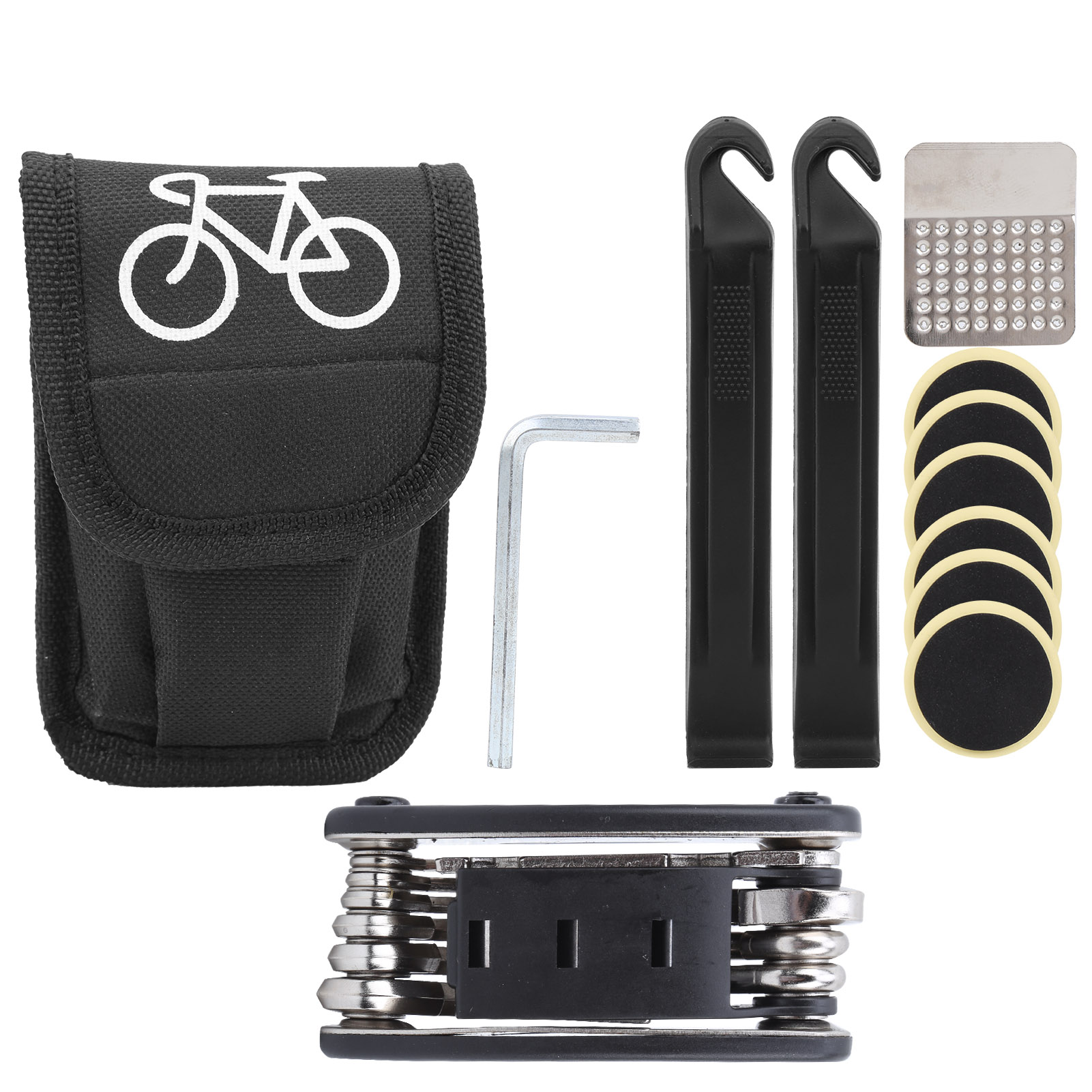Tragbares Fahrradreifen-reparaturset, Reparaturwerkzeug Für Mountainbikes Und Fahrradzubehör
