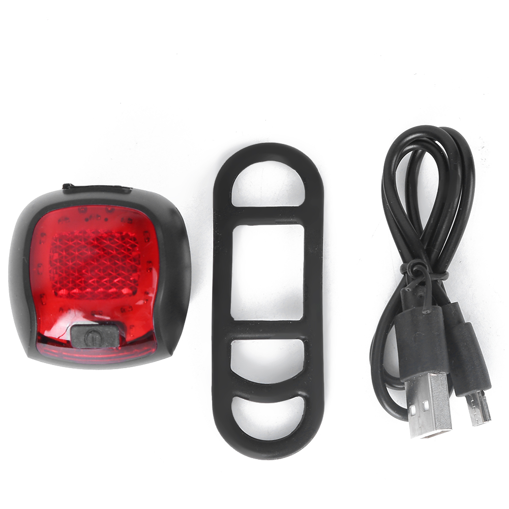 Wiederaufladbares Fahrradrücklicht Per Usb, Sicherheitsausrüstung Für Mountainbiker Und Radfahrer