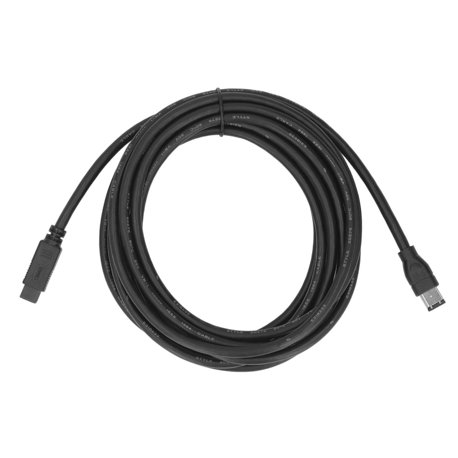 9-poliges Auf 6-poliges Firewire-ieee-1394-kabel, 4,5 Meter, 800 Mbit/s, Plug & Play, Rohs-konform