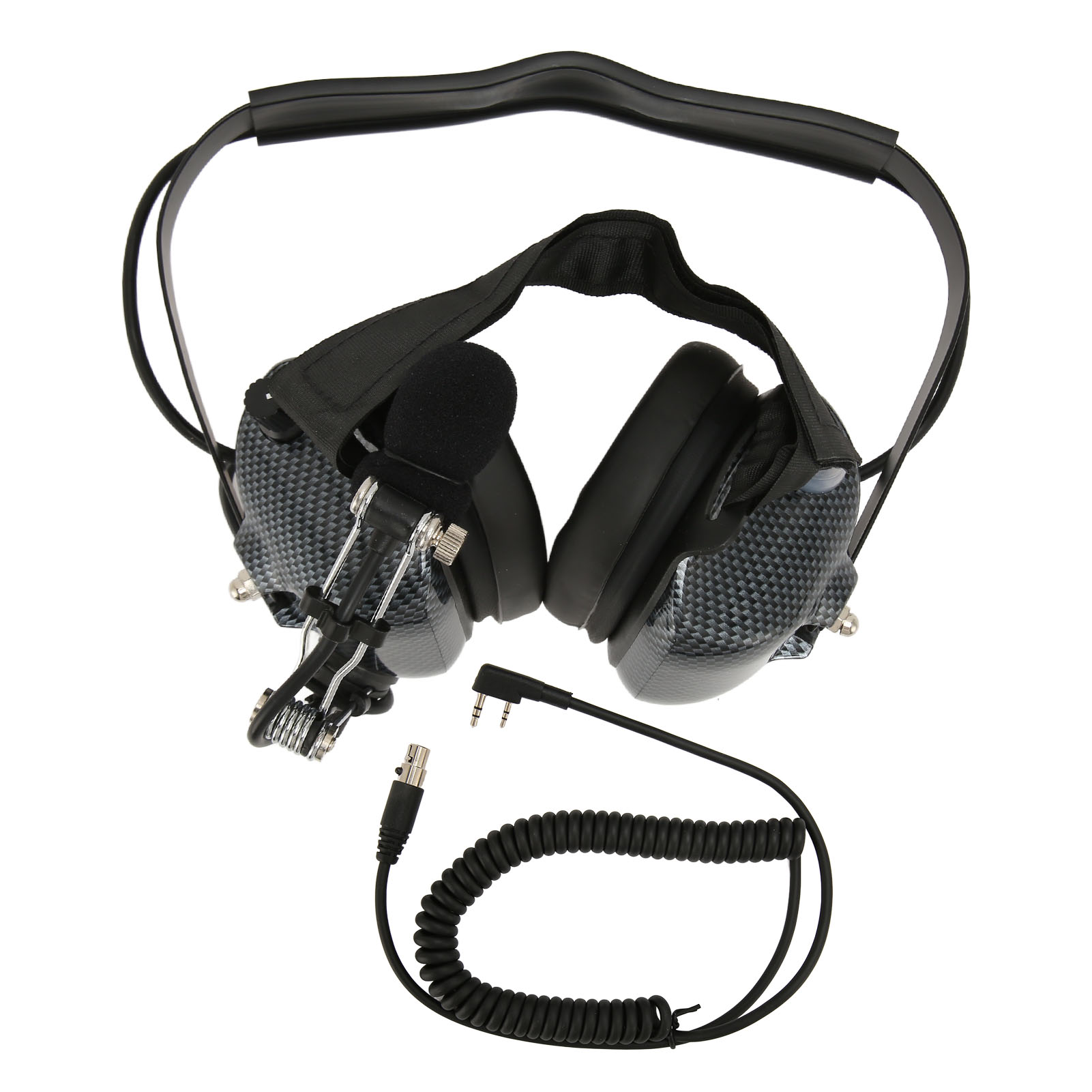 Professionelles Headset Für Die Luftfahrt Mit 5-poligem Stecker Und Geräuschunterdrückung Für Funkgeräte – Geeignet Für Rennsport Und Industrie