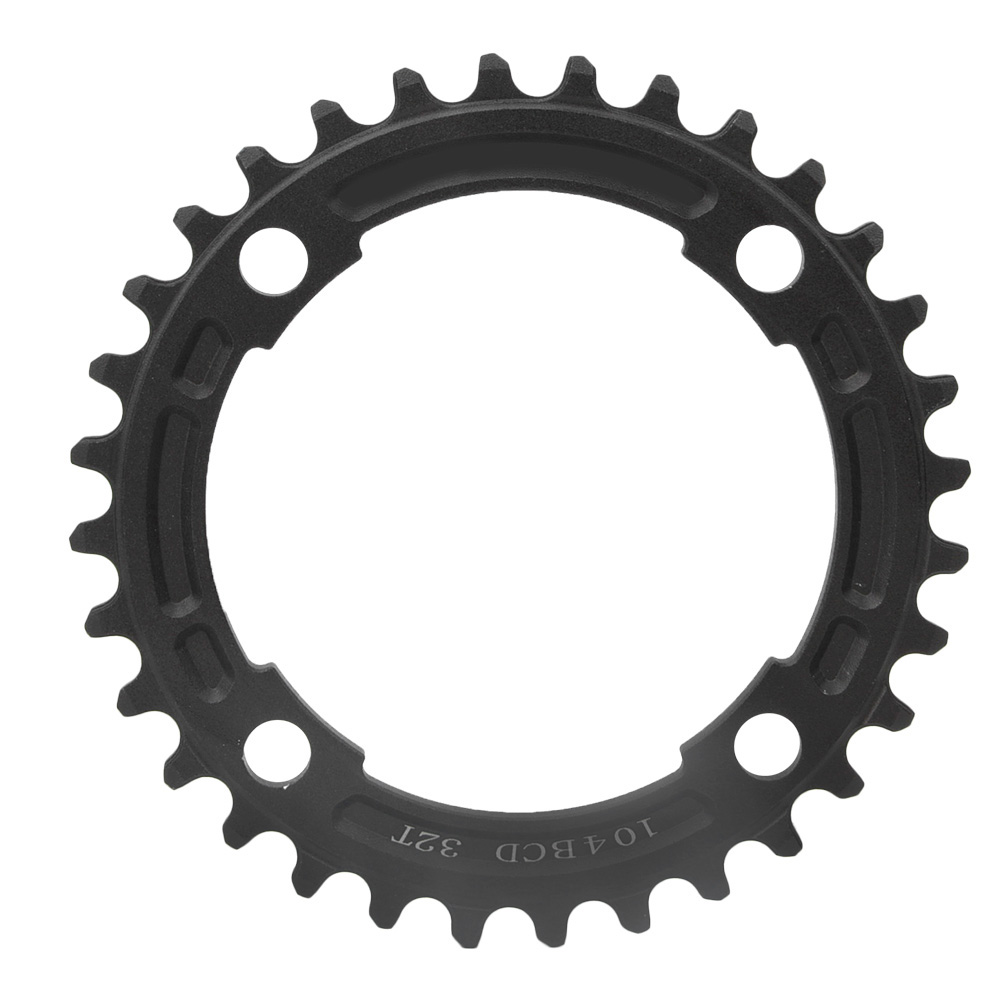 32-zahn-kettenblatt Aus Aluminiumlegierung Für Mountainbikes, Einzelscheibenaufnahme, Positive/negative Zähne, Kompatibel Mit 104 Mm Lochkreis.