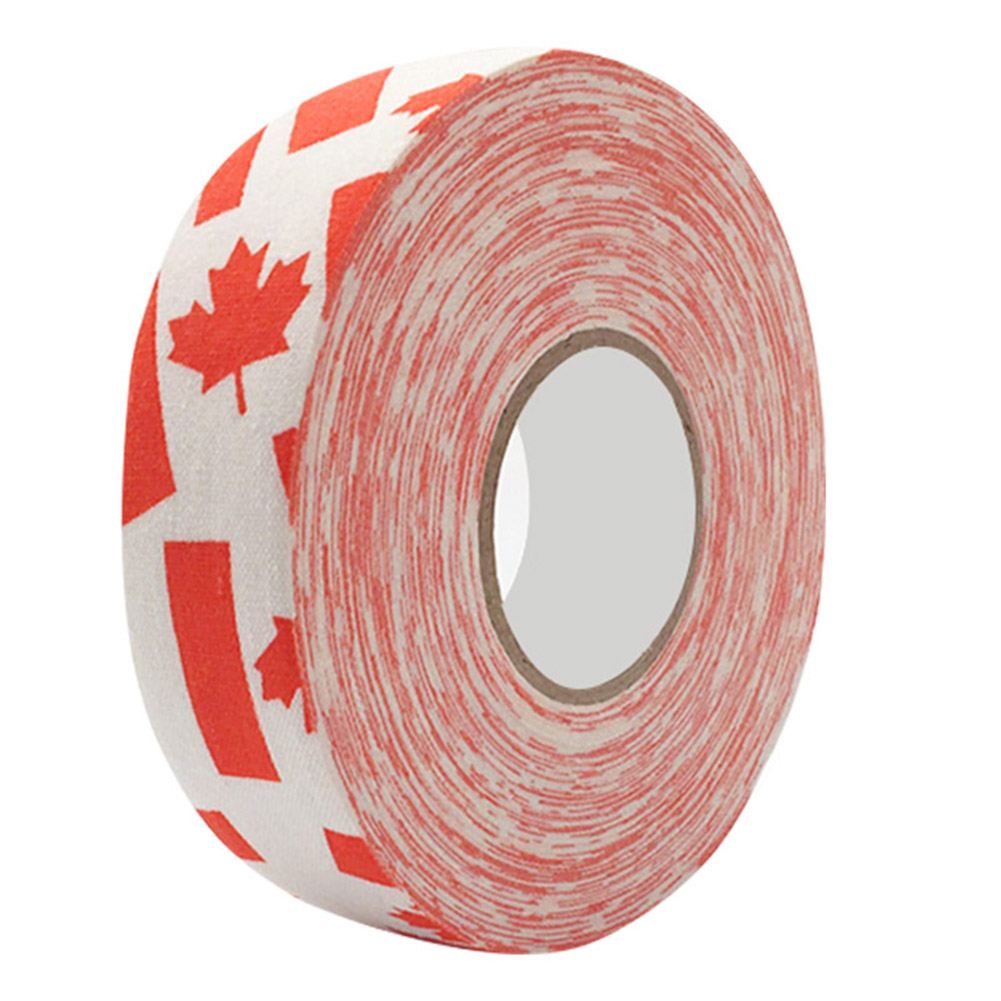 Schutzband Für Hockeyschläger, 2,5 Cm X 25 M – Klebeband Für Hockeyschläger, Badminton-sporttape, Rotes Ahornblattmuster