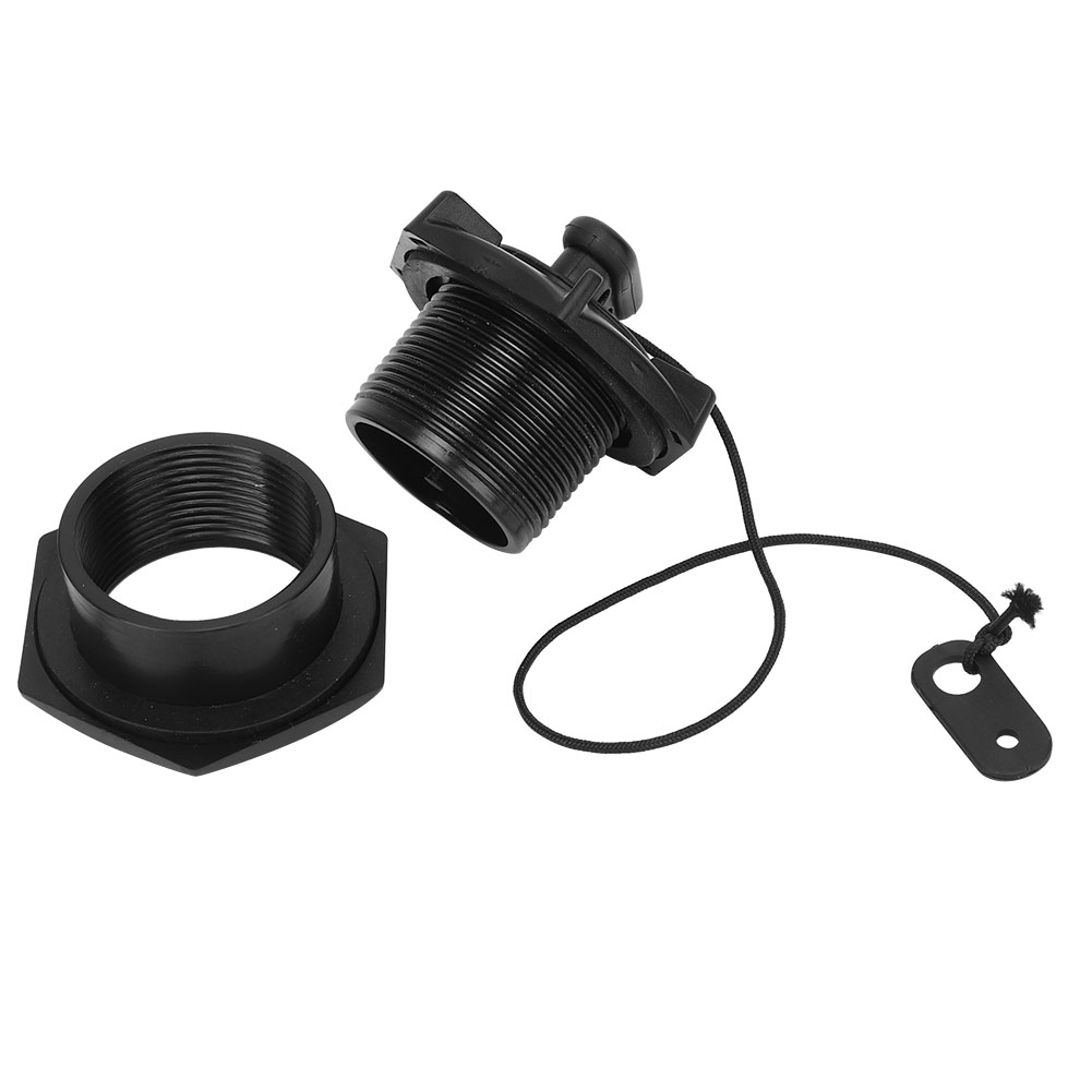 Leichtes Sechseckiges Pvc-ablassventil Für Schlauchboote, Kajaks, Kanus Und Angelzubehör.