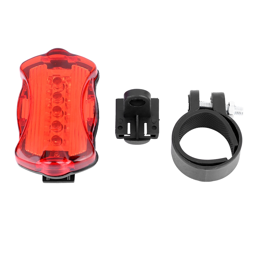 5-led-fahrradrücklicht, Fahrradbremslicht, Fahrradsicherheitsbeleuchtungszubehör