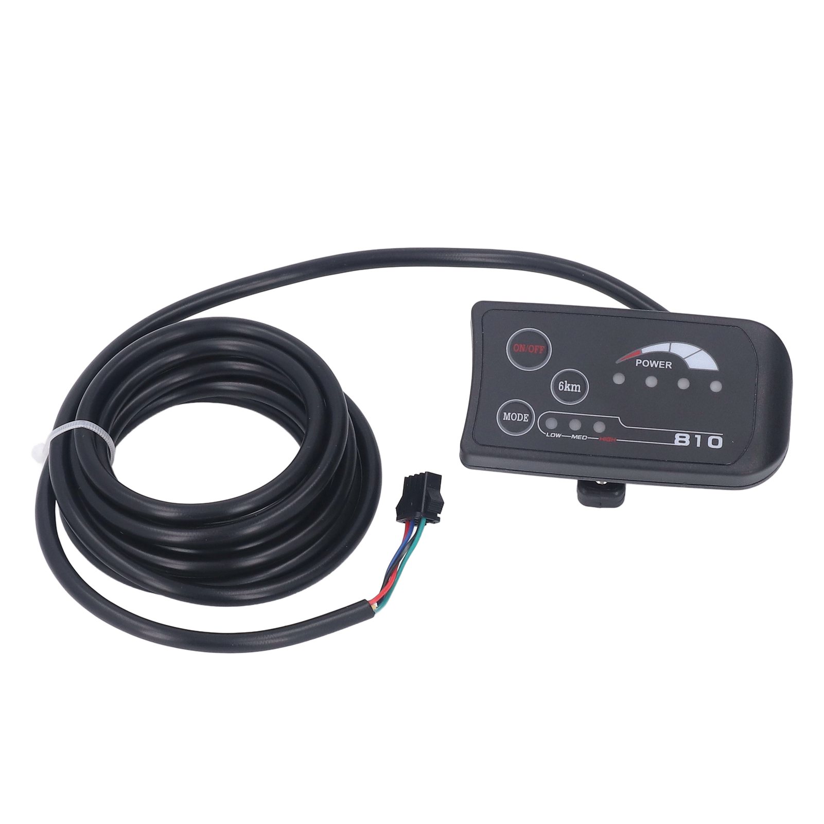 S810 Led-display Für 36v/48v Elektrofahrräder, Displaypanel Mit 4-adrigem Sm-stecker Zur Modifizierung