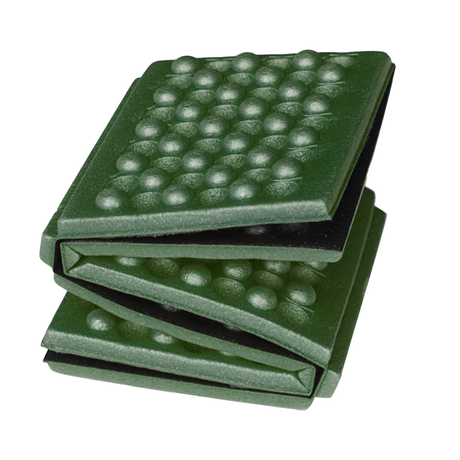 Faltbare Schaumstoffmatte Zum Wandern, Tragbarer Klappsitz Olivgrün 39x28,5cm, Leichtes Bodenkissen Für Camping Und Picknicks.