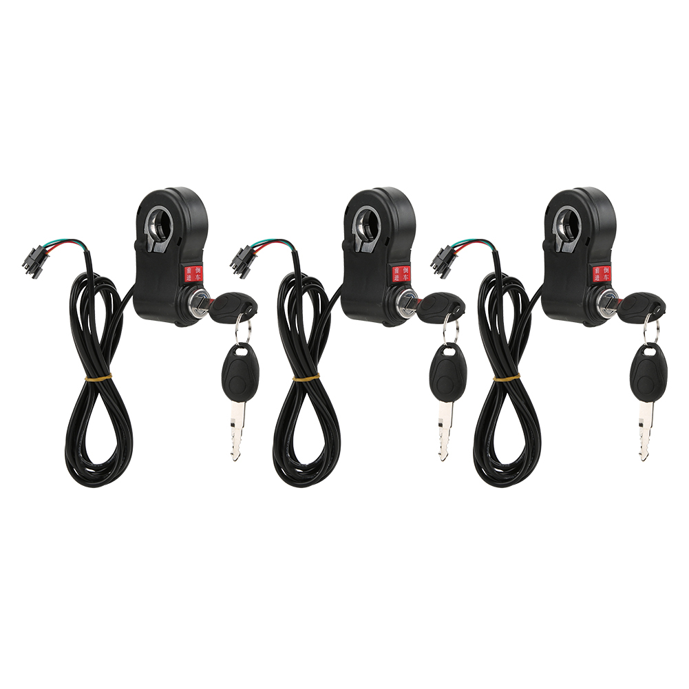 3-teiliger Lenkerschalter Mit Ein-/ausschalter Und Sperre Für Elektrofahrräder