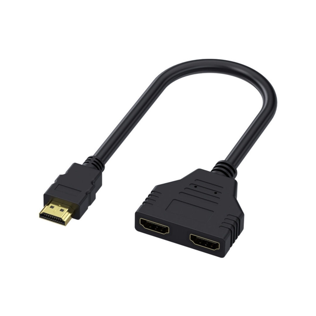 Hdmi 1 Auf 2 Splitter-adapter, Hdmi-signalverdoppler Für Mehrere Displays