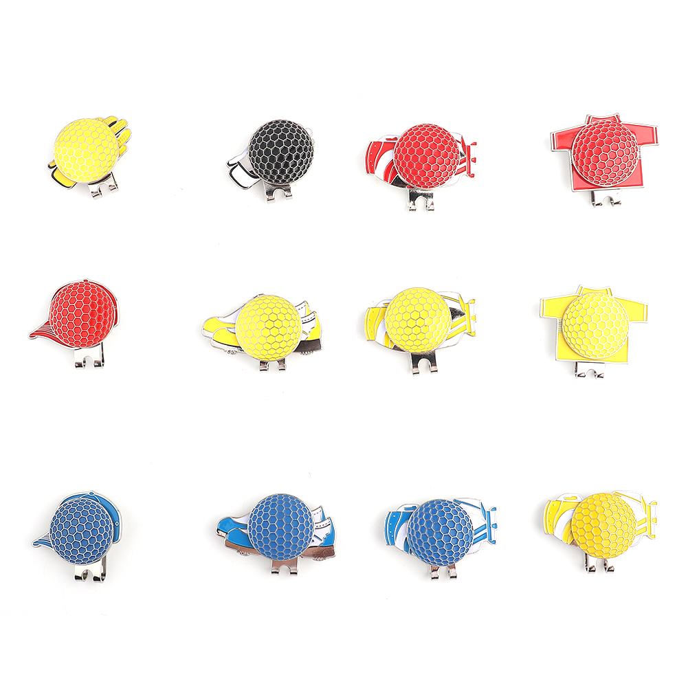 12 Magnetische Hutclips Aus Edelstahl Mit Golfballmarker