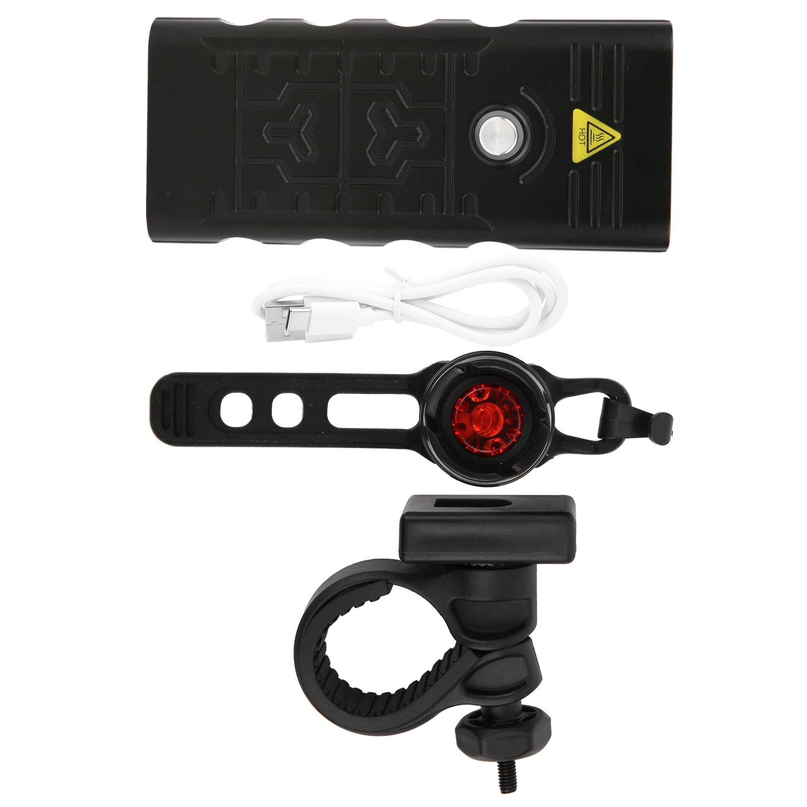 Wiederaufladbare Led-fahrradlampe, Wasserdicht (ipx6), Externer Akku Für Fahrräder