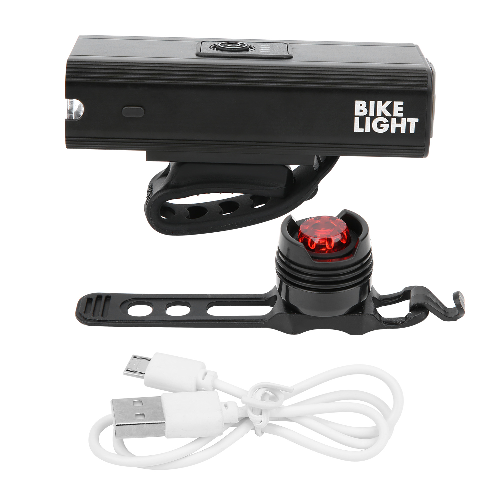 Wiederaufladbares Usb-fahrradlicht (vorder- Und Rücklicht) – Led-fahrradbeleuchtung