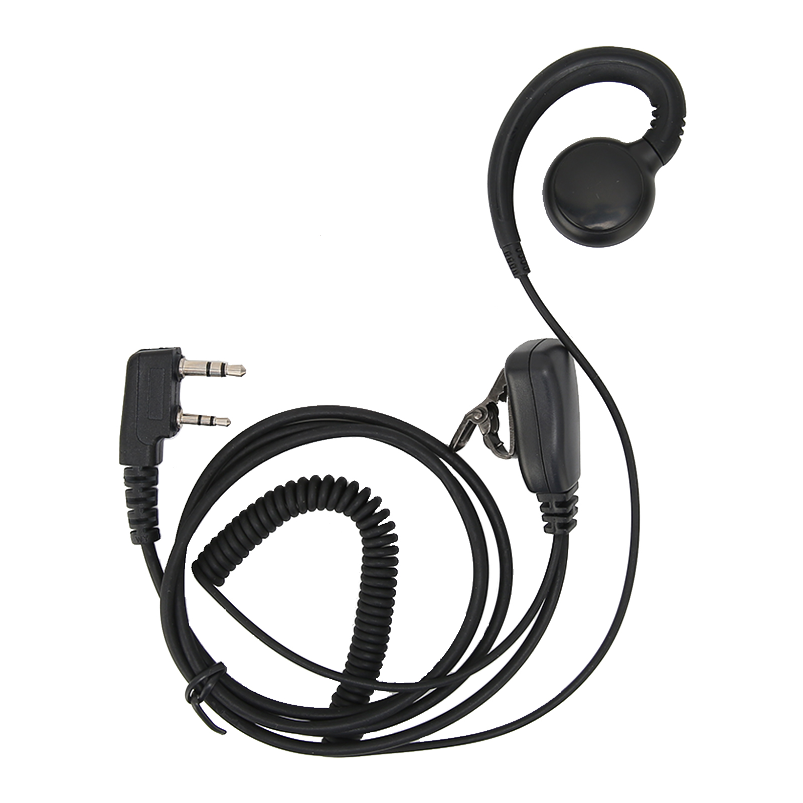 Baofeng Uv-5r 180° Drehbares Headset Mit K-förmigem Mikrofon Für Walkie-talkies