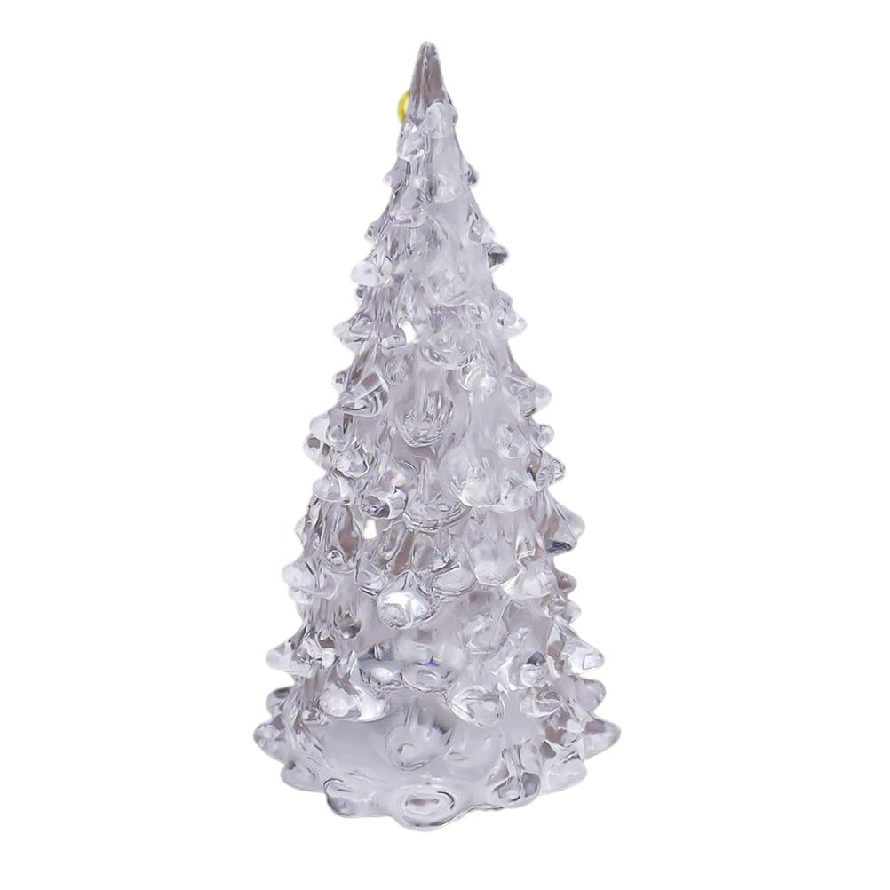 Mini-led-weihnachtsbaumbeleuchtung Mit Kristallen, Farbwechselndes Nachtlicht, Partydekoration, Kindergeschenk