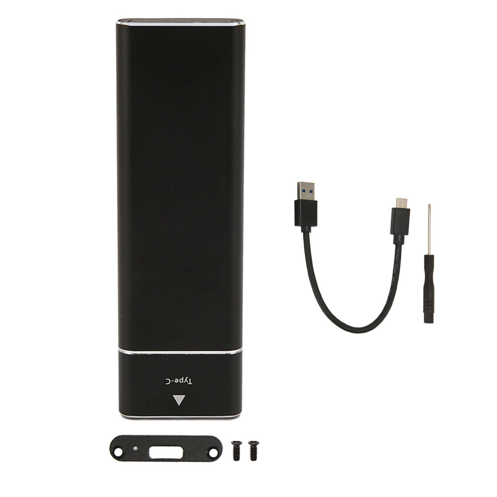 Tb 10 Gbit/s M.2 Sata/nvme Aluminium-ssd-gehäuse, Kompatibel Mit Ngff 22/30/42/60/80 Mm, Usb-c Mit Uasp Und Trim