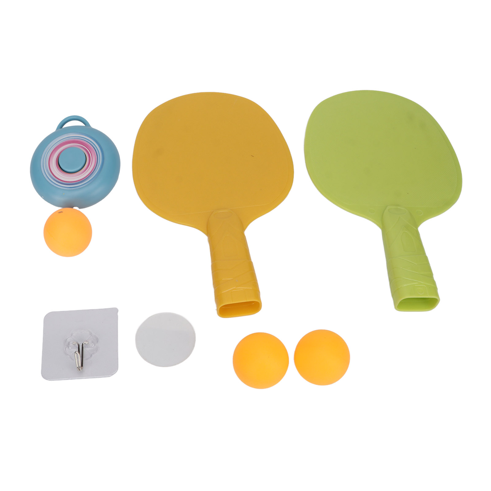 Hängende Tischtennisplatte Für Drinnen, Spiel Zur Förderung Der Hand-augen-koordination, 2 Schläger, Tischtennistrainer Für Kinder Und Erwachsene, Blau