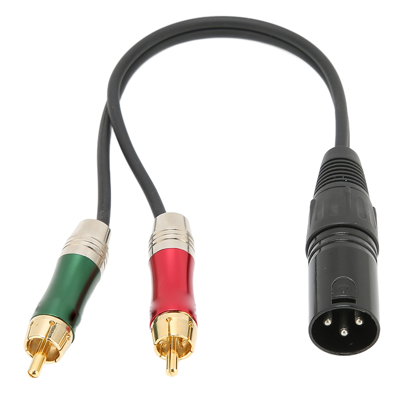 M Langes Xlr-stecker-auf-2-rca-stecker-kabel Für Mikrofone Und Audiosysteme