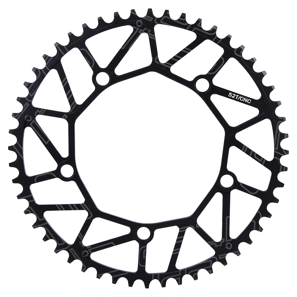Kurbelgarnitur Mit Einer Scheibe, 130 Mm Lochkreis, 52 Zähne, Für Mountainbikes Und Rennräder