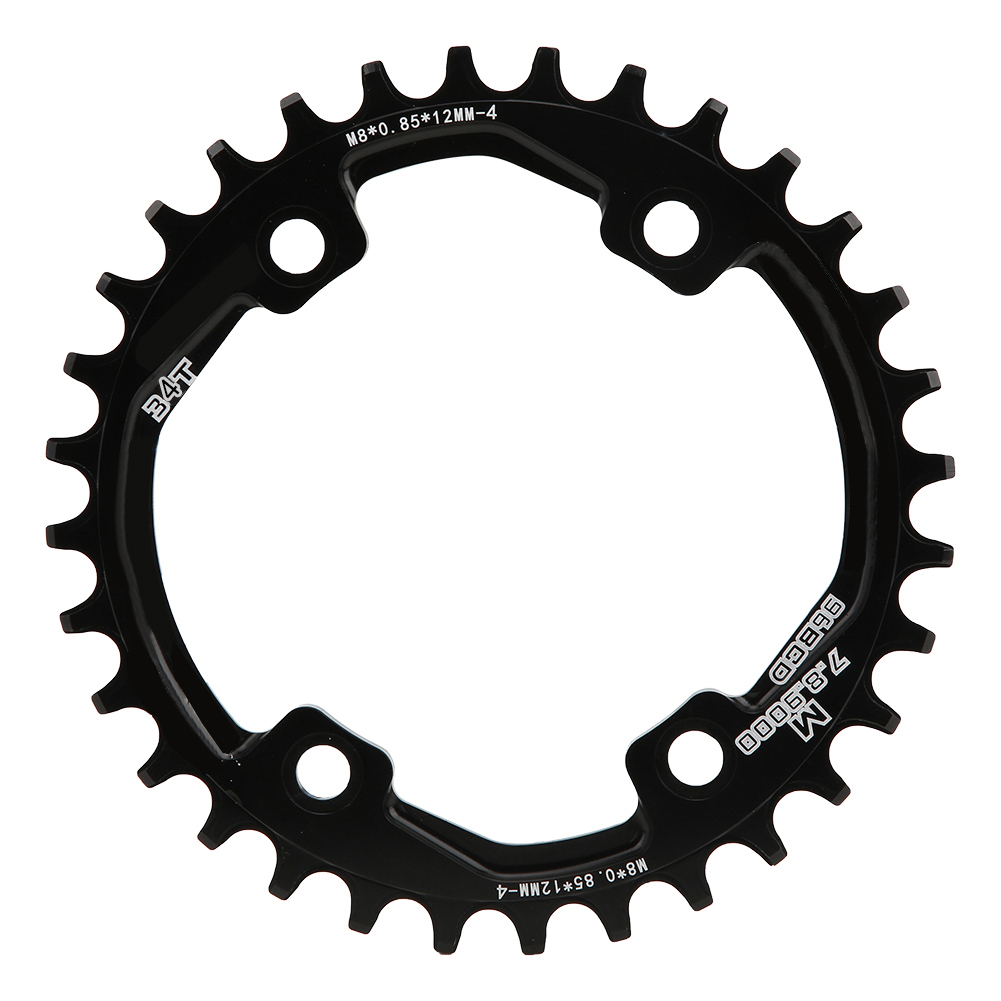 Zahnscheibe Aus Aluminiumlegierung Mit Positiver Und Negativer Verzahnung Für Fahrräder Der Modelle M8000/9000, Einzelne Scheibenbremse Als Fahrradzubehör (34 Zähne)
