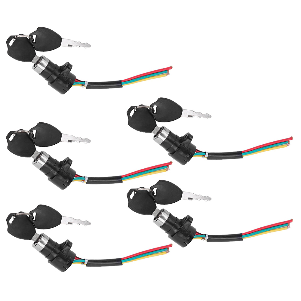 Sets Elektrischer Schlösser Für Fahrräder Und Roller Mit Schalter Und Schlüsseln