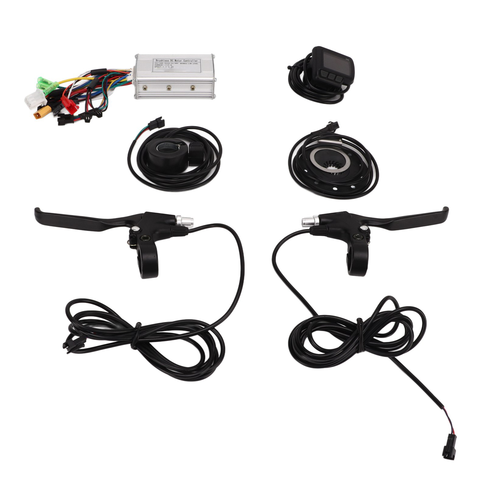 17a 3-modus-elektrofahrrad-controller-kit Mit En06 Und Gasgriff Für 350w-motoren