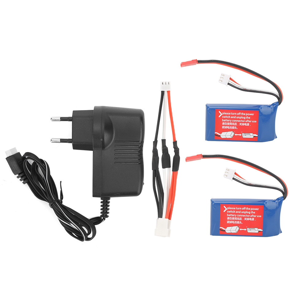 3-in-1-akkuladegerät Für Rc-flugzeugmodelle, Kompatibel Mit Wltoys V262 V333, Eu-stecker.